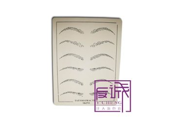 Custom Artificial Eyebrow Tattoo Practice Skins With Skin Texture