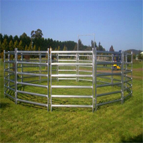 metal cattle rail fence for animal