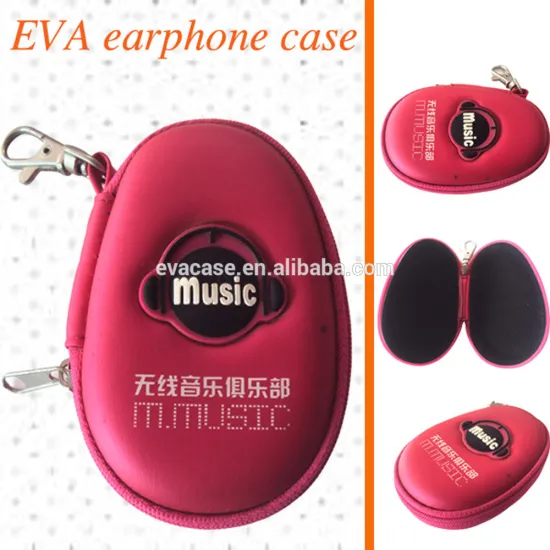 earphone case of custom eva earphone box of hard eva headset case of eva hard earphone bag of waterproof eva earphone box