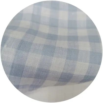 Yarn Dyed 100% Woven Linen Fabric for Dresses, Bags, and Home Textiles