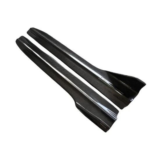 High-Quality Carbon Fiber Short Side Skirts for Audi A4/A4L/S4/RS4 Body Kit