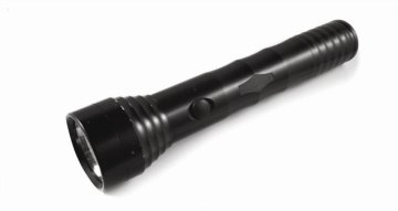 Outdoor Portable Black Led D Battery Flashlight Ndb0002 With 182 * 56 Mm