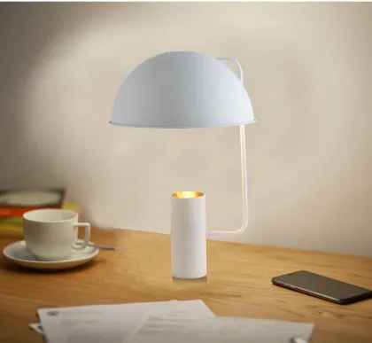 LEDER Bedroom Mrtal Table Lamps