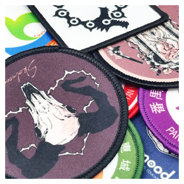 Custom Fabric Embroidered Patch Badges for Clothing