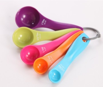 Colorful 5 Sets Colorful Of Kitchen Spoon Thickened Quality Food Grade Baking Tools Section Measuring