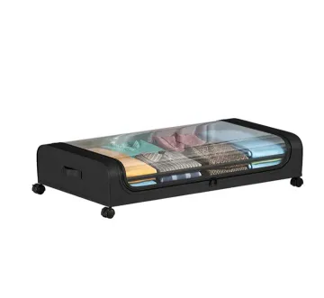 Under-Bed Storage Solutions: Containers, Bins & Organizers with Wheels for Efficient Closet Management