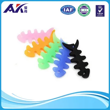 Cable Clip Colorful Fish Shape Desktop Wire Cord Cable Clip Management Cable Organizer