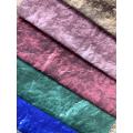 Tissu de velours hollandais à texture de pierre de luxe pour canapé