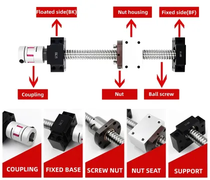 Tbi Hiwin C3 Precision SFU1605 Ball Screw for Precision Tool Machines