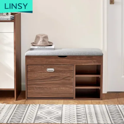 Linsy Wooden Shoe Shelf Space Saver Cabinet