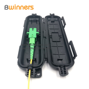 Fiber Optic Drop Cable Splicing Protective Box 1 Input 1 Output