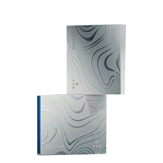 Clamshell box packaging skin care product gift box