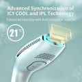 Dispositivo de remoção de cabelo IPL de mão