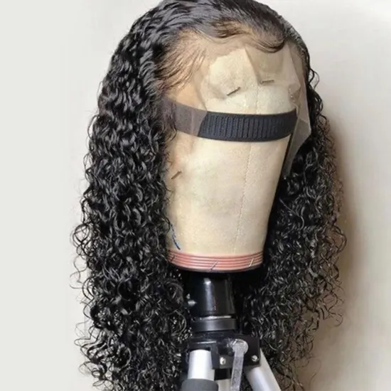Cheap Raw Indian Afro Kinky Curly Virgin Human Hair Hd Full Lace Front Wig Transparent Lace Frontal Wig For Black Women Vendor
