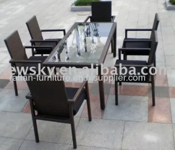 Garden Wicker Furniture Dining Room Sets 