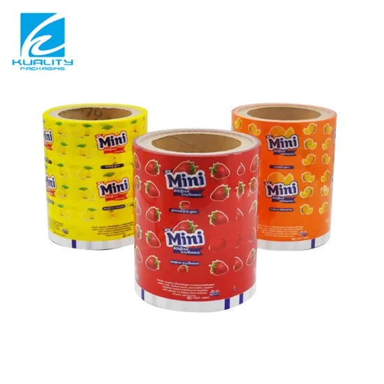 Custom Printed Food Packaging Candy Pet Twist Film Roll
