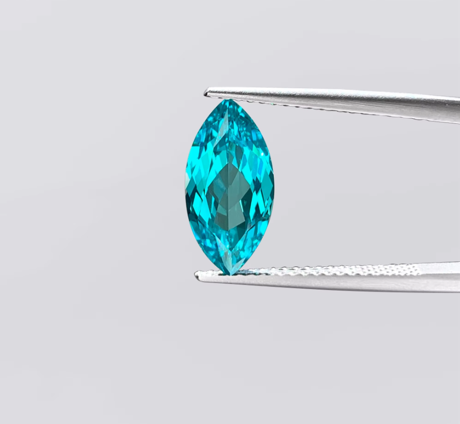 lab made white sapphire