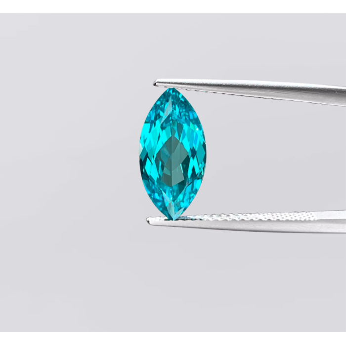 Mataas na kalidad na lab lumago paraiba sapphire marquise