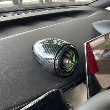 Penutup ventilasi udara serat karbon untuk BYD Dolphin 2024/Atto 2 Aksesori Interior
