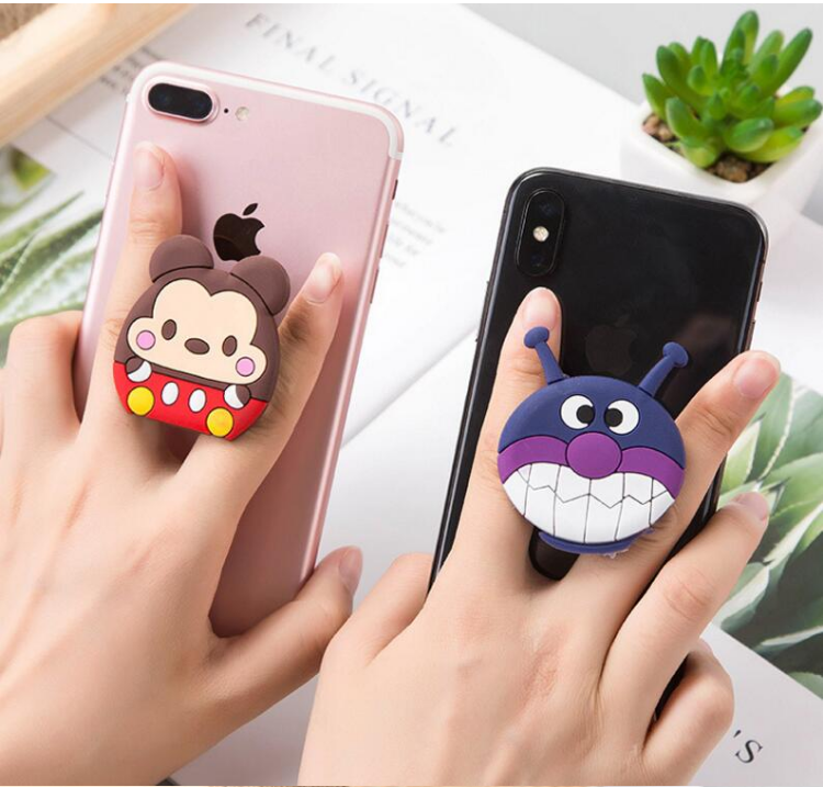 silicone cartoon phone holder 