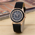 Gold Business Leather Watch for Women