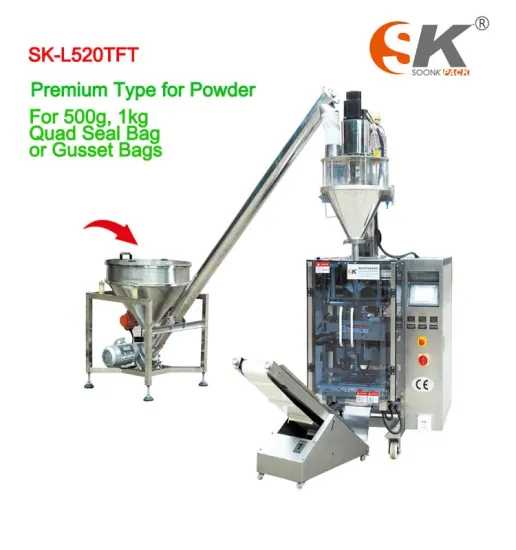 SK-520F corn starch/potato starch/sweet potato starch packaging machine