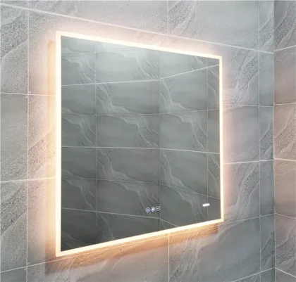 bathroom smart mirror Acrylic frame vanity LED mirror