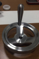 Rostfritt stål roterande handtag handhjul