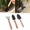 Wood Wooden Gardening Garden Hand Tool Set
