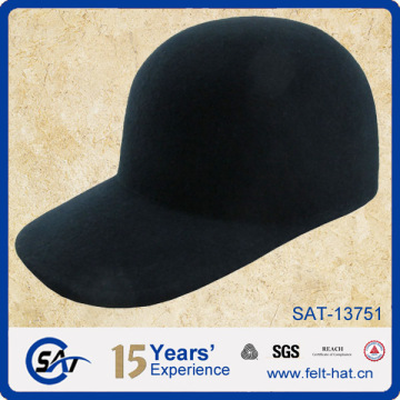 Black Men Wool Felt Newsboy Cap