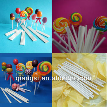 Lollipop paper sticks for machine