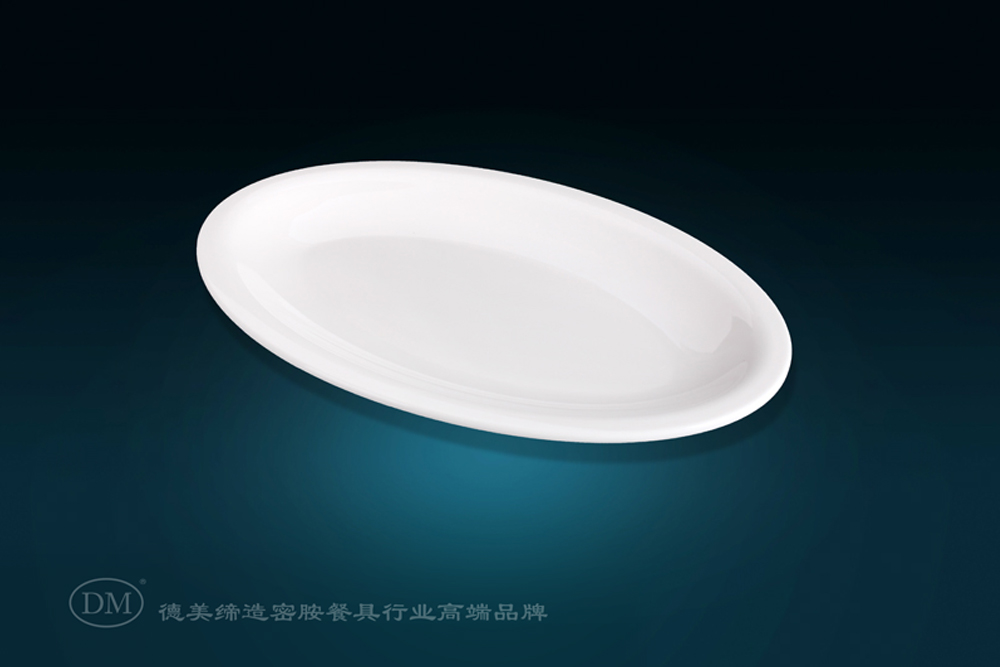 13.8 Inch Melamine Oval Shape Plate