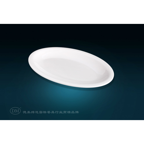 13.8 Inch Melamine Oval Shape Plate