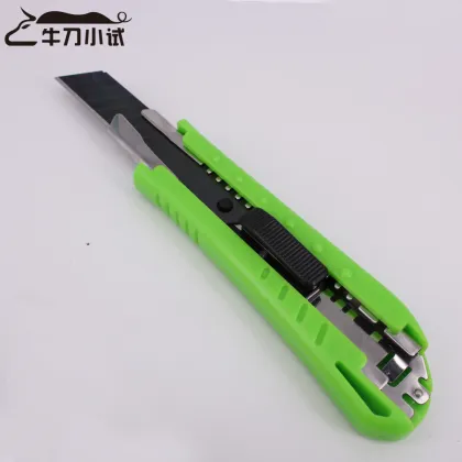self lock safety aluminum alloy utility cutter knife