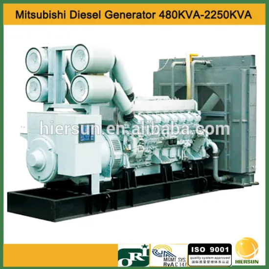 50hz 3 phases 560kw Mitsubishi diesel generator with engine S6R2-PTA-S