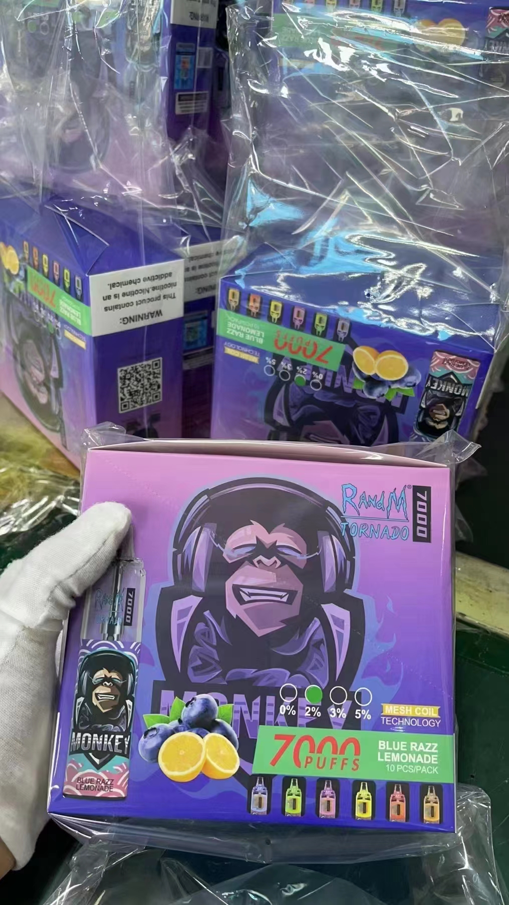 RandM Tornado 7000Puffs Disposable vape 5%(50mg)