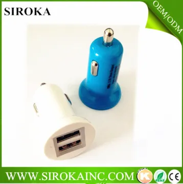 2017 hot selling 5V 2.1A Mobile Phone Portable Dual USB Car Charger
