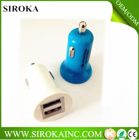 2017 hot selling 5V 2.1A Mobile Phone Portable Dual USB Car Charger