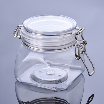 MOQ a bassa MOQ AirTight 500 ml BPA PET PET PLASH STRIC STRICH con clip in metallo