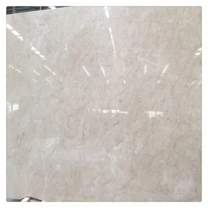 Customized Golden Leaf Beige Marble Adonis Slabs