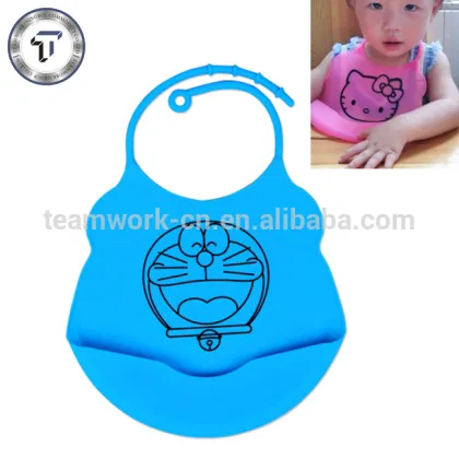 Cute pattern carton design cheap babybjorn soft bib