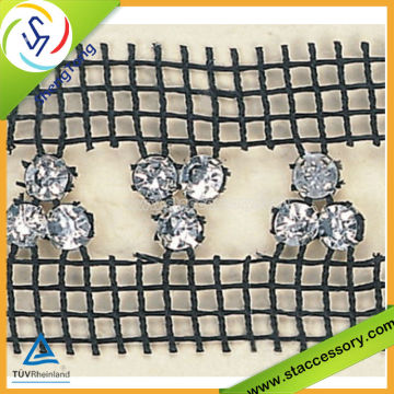 diamante mesh trimming plastic mesh trimming diamond mesh trim