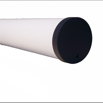 Suspended Round LED Aluminum Profile Lighting Tube 60mm