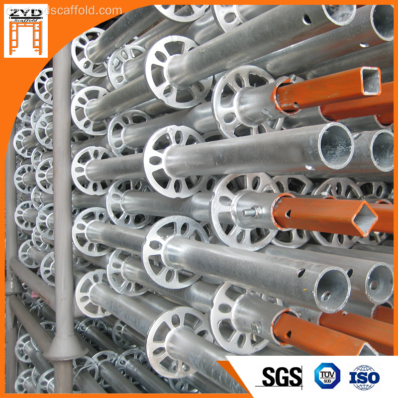 Galvanisierte Gerüststandards mit hoher Qualität