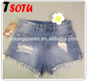 NZK3 alibaba europe new summer womens denim shorts hole denim jean shorts women