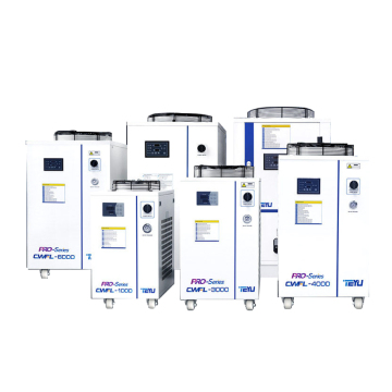 Portable CW Series Industrial Water Cooled Chiller Systems for Fiber and CO2 Laser Cutting Machines