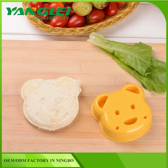 plastic Little Bear Sandwich Mold bread mold sandwich maker DIY mold