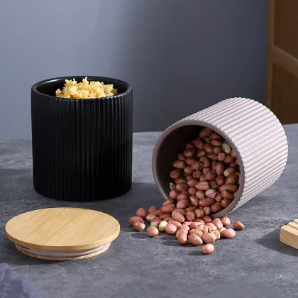 Modern Scandinavian Ceramic Sealed Moisture-Proof Storage Jar