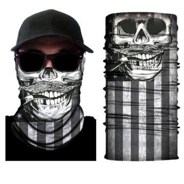 3D Face Sun Mask - Versatile Neck Gaiter for Outdoor Activities