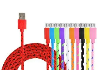 Copper Wire USB Phone Charger Cable For Samsung Sony / LG /